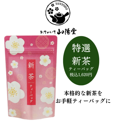 【予約新茶】特選新茶1620円ティーバッグ【期間限定】